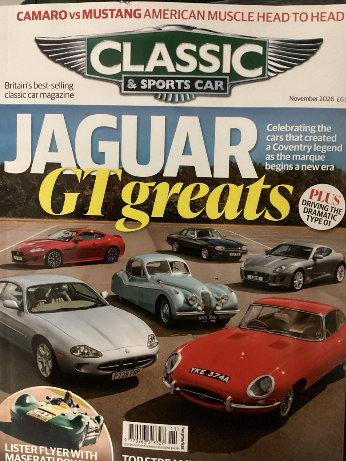 CLASSIC AND SPORTSCAR  GB #nov26