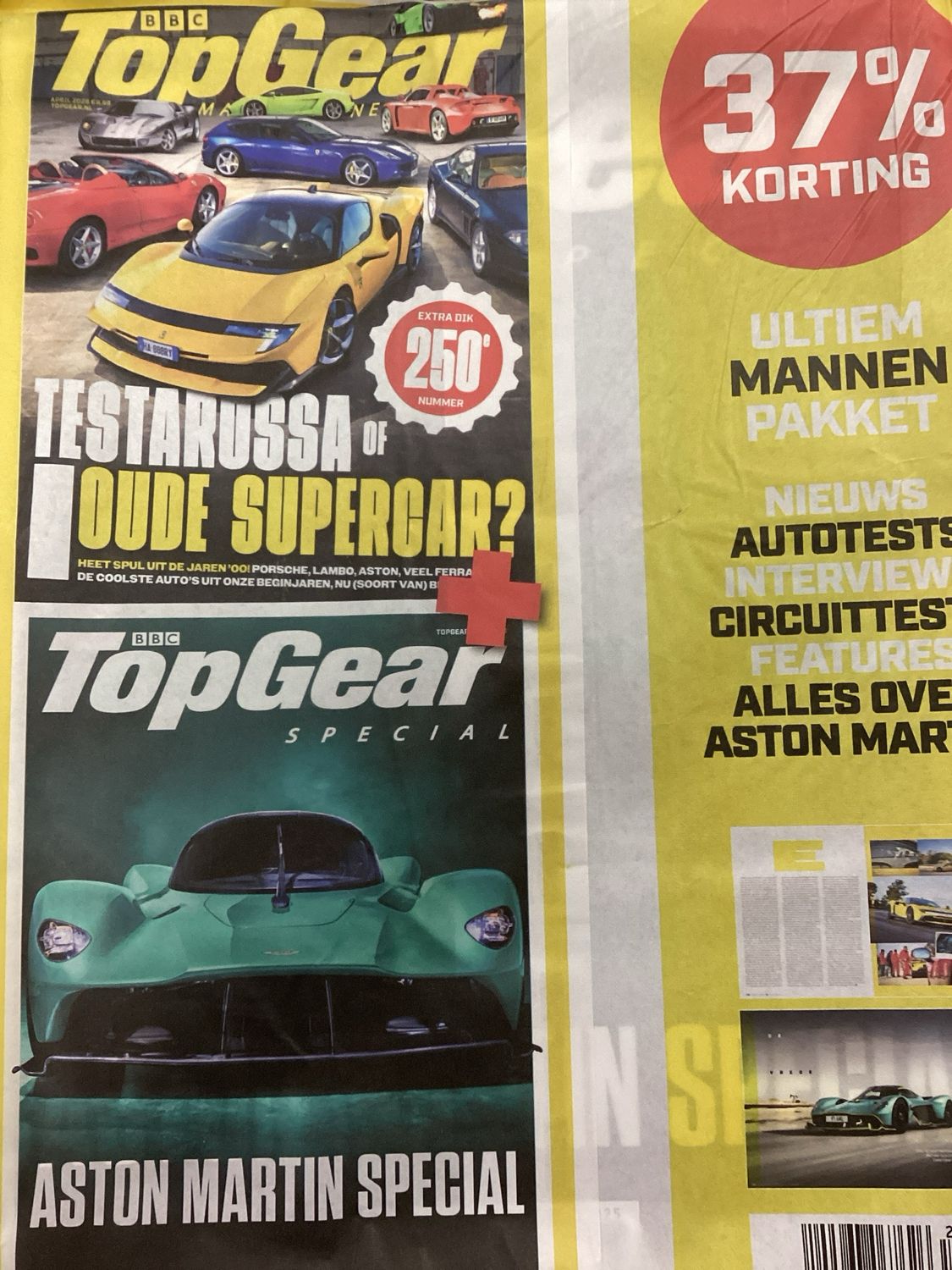 TOP GEAR MAG PAK ASTON MA #250