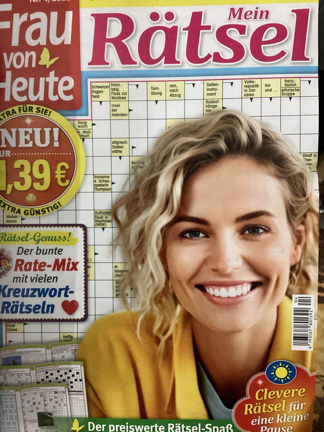 FRAU VON HEUTE RATSEL #26004