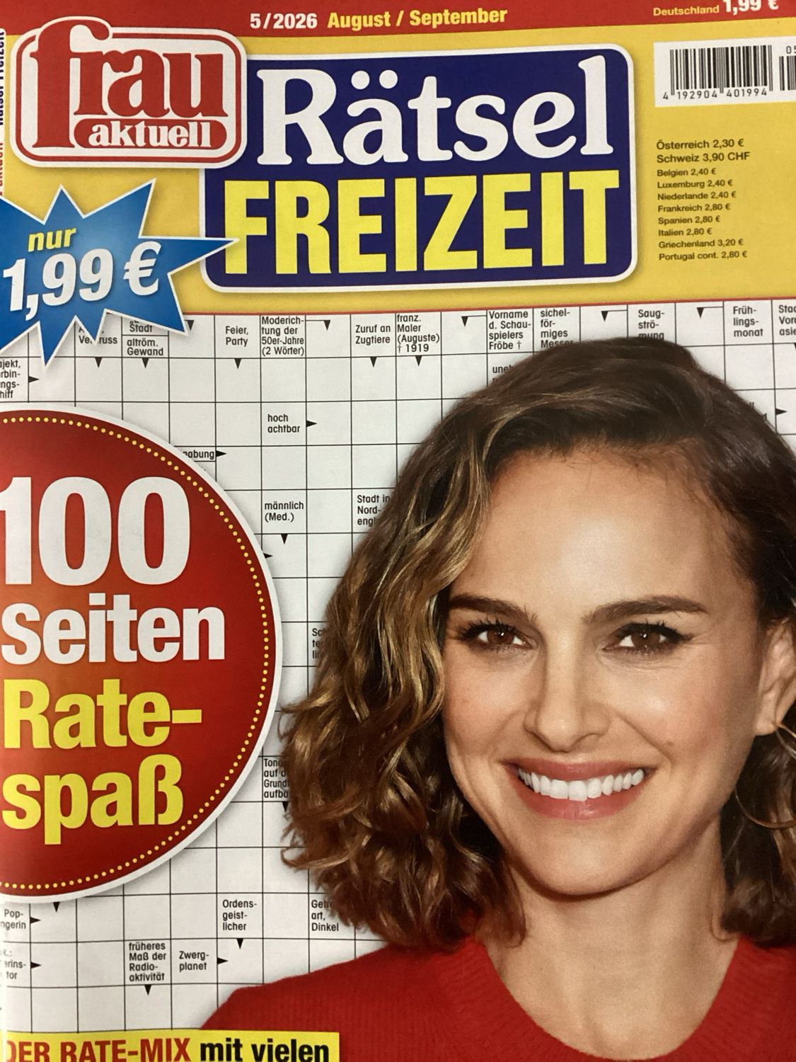 FRAU AKTUELLE RATSEL FREI #26005