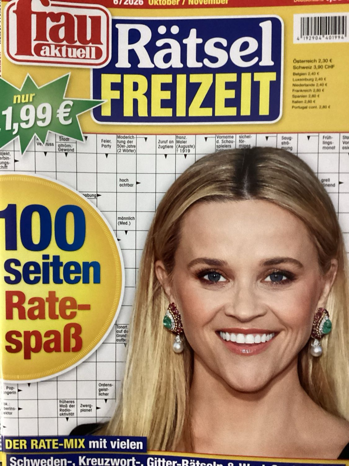 FRAU AKTUELLE RATSEL FREI #26006