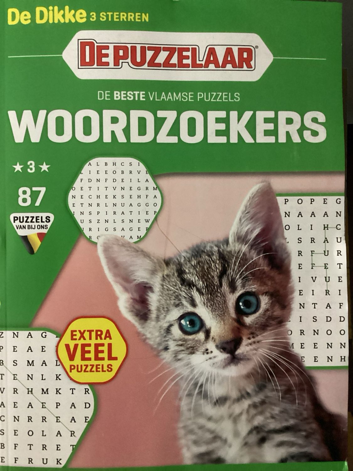 PUZ WOORDZOEKER 3* DE DIK #87
