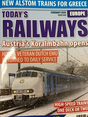 TODAY'S RAILWAYS EUROPE G #feb26
