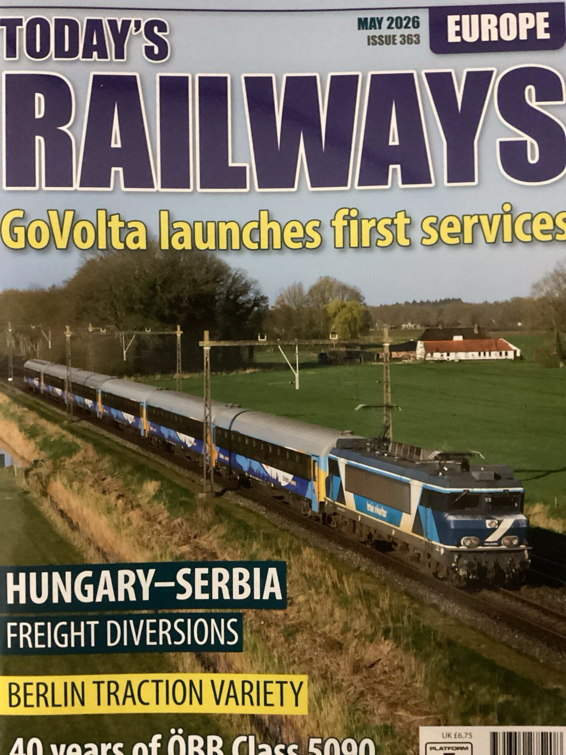 TODAY'S RAILWAYS EUROPE G #MAY26