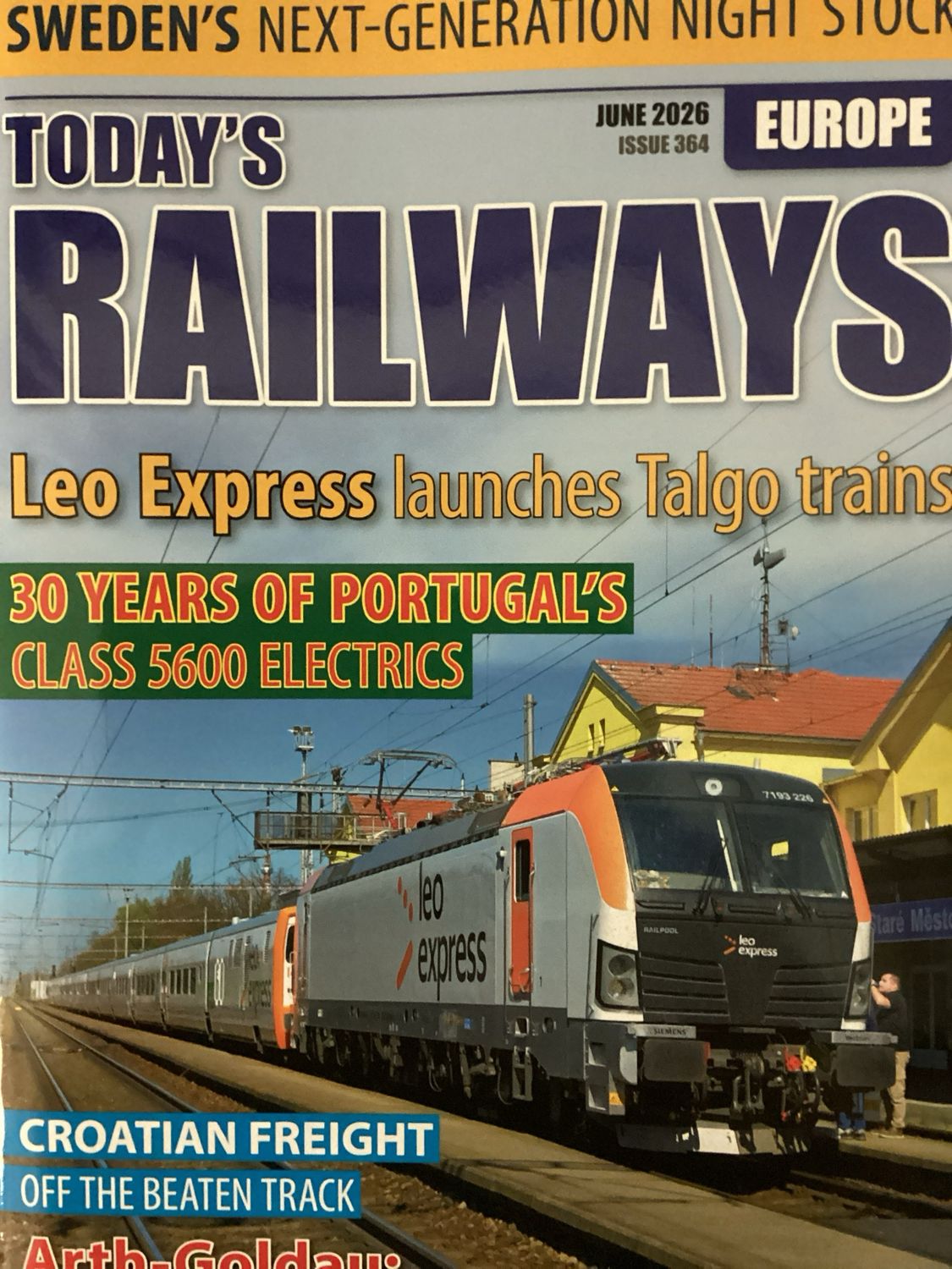 TODAY'S RAILWAYS EUROPE G #jun26