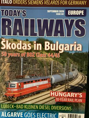 TODAY'S RAILWAYS EUROPE G #sep26