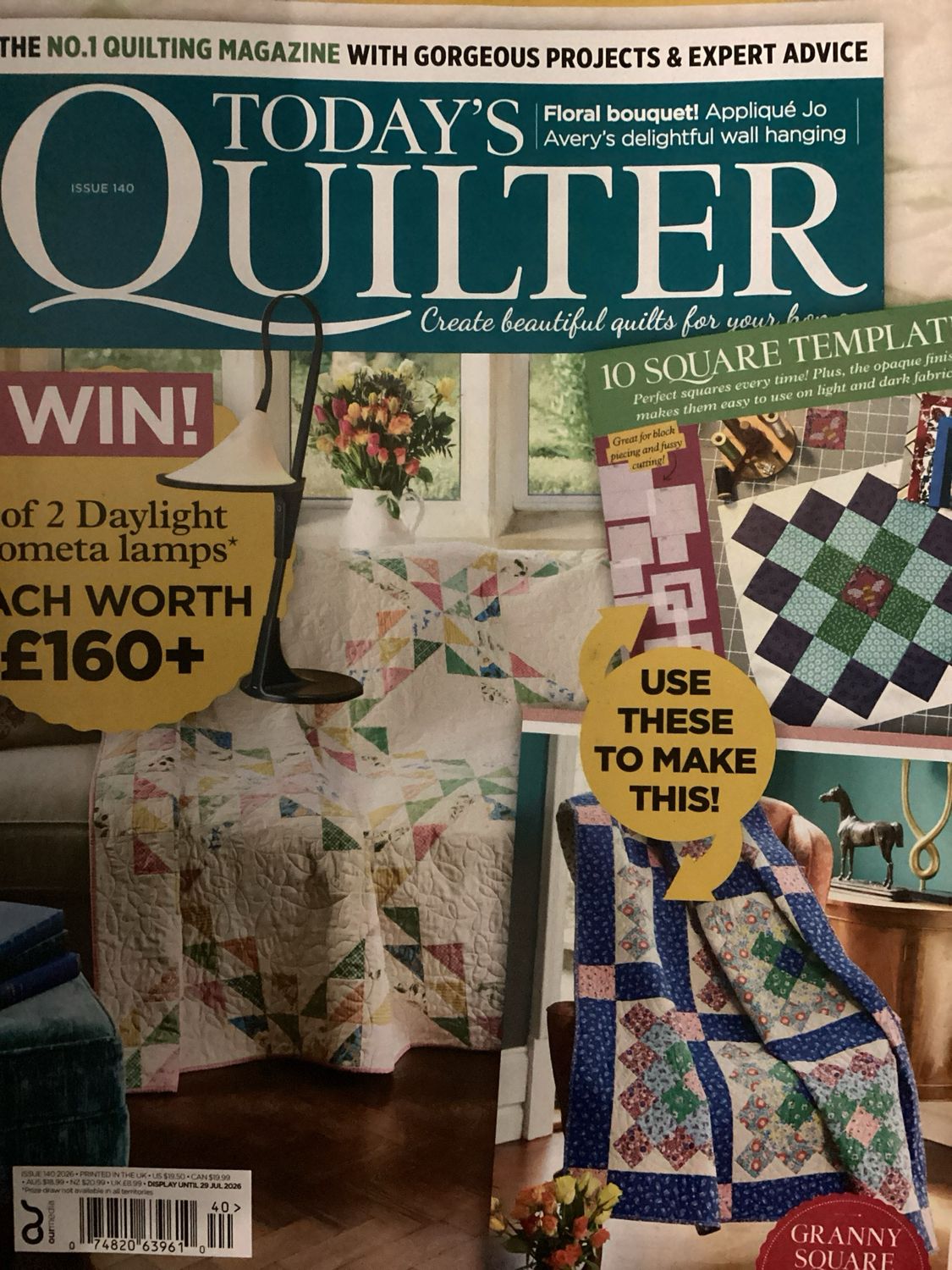 TODAYS QUILTER GB #140