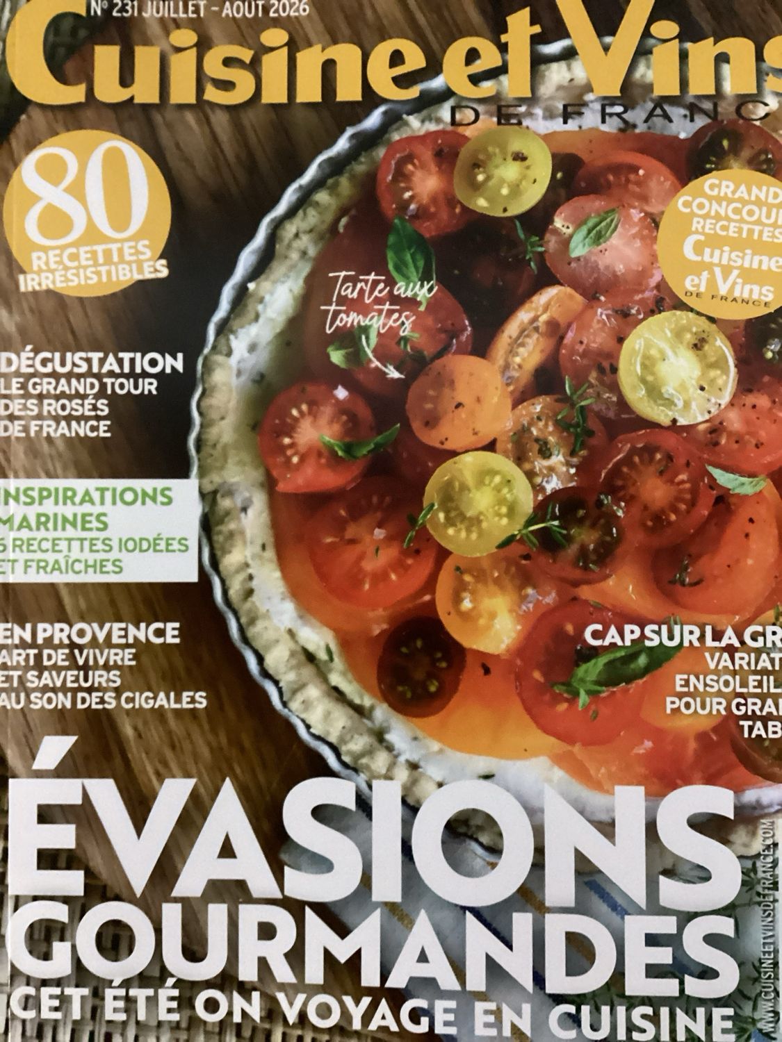 CUISINE ET VINS DE FRANCE #231
