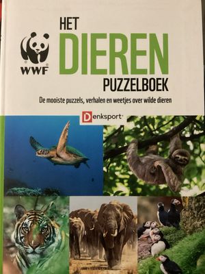 DS WWF DIEREN PUZZELBOEK #1