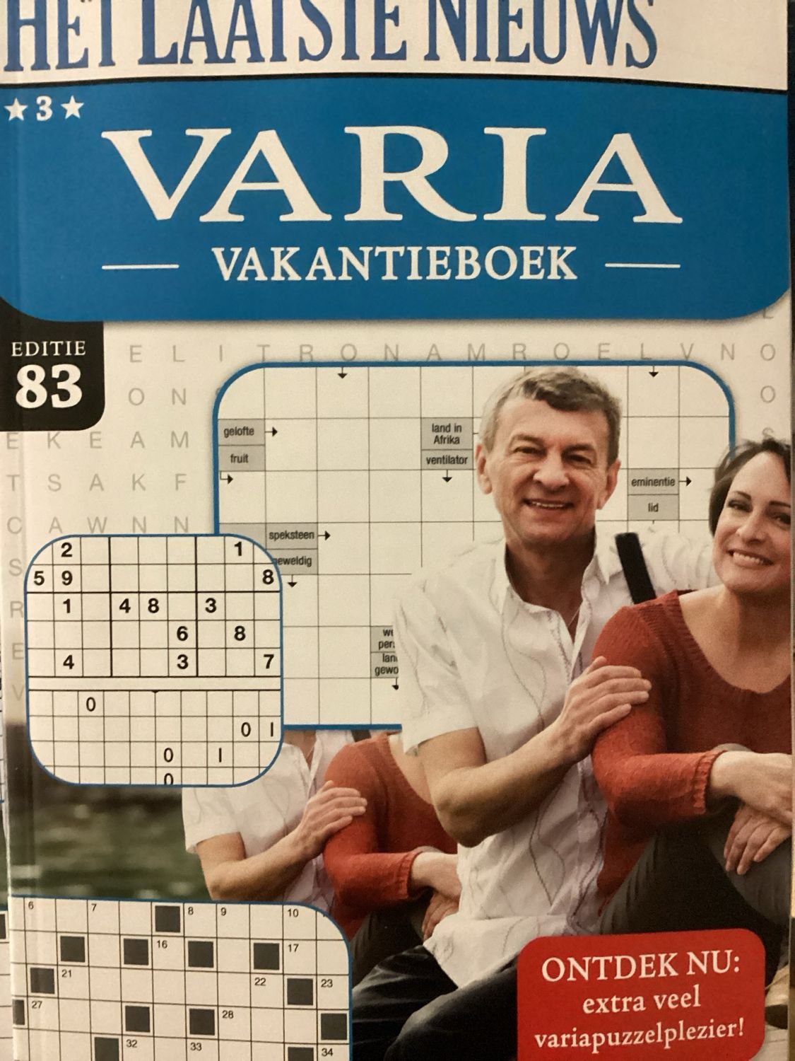 HLN VARIA 3* VAKANTIEBOEK #83