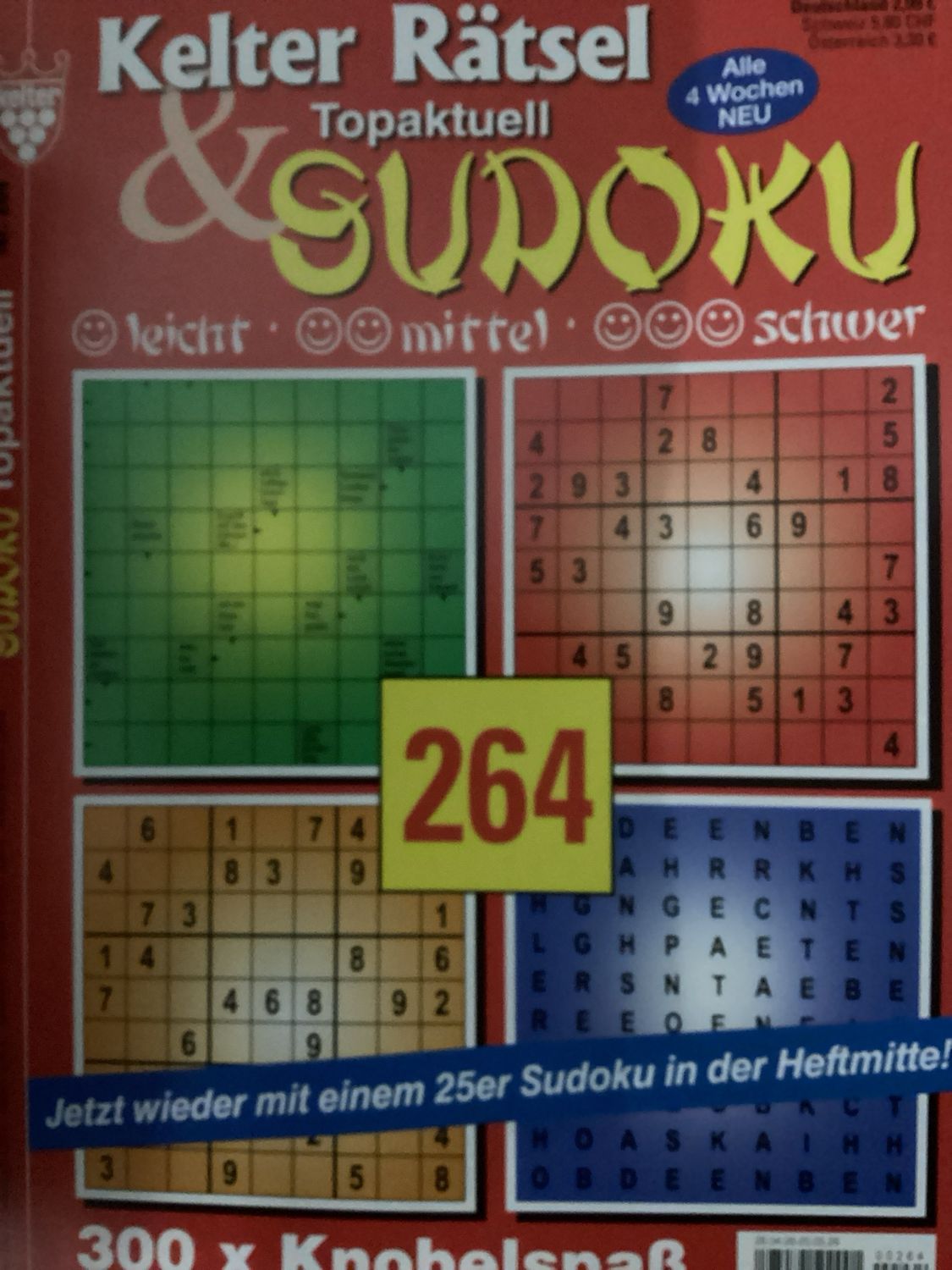 SUDOKU TOPAKTUELL #26264