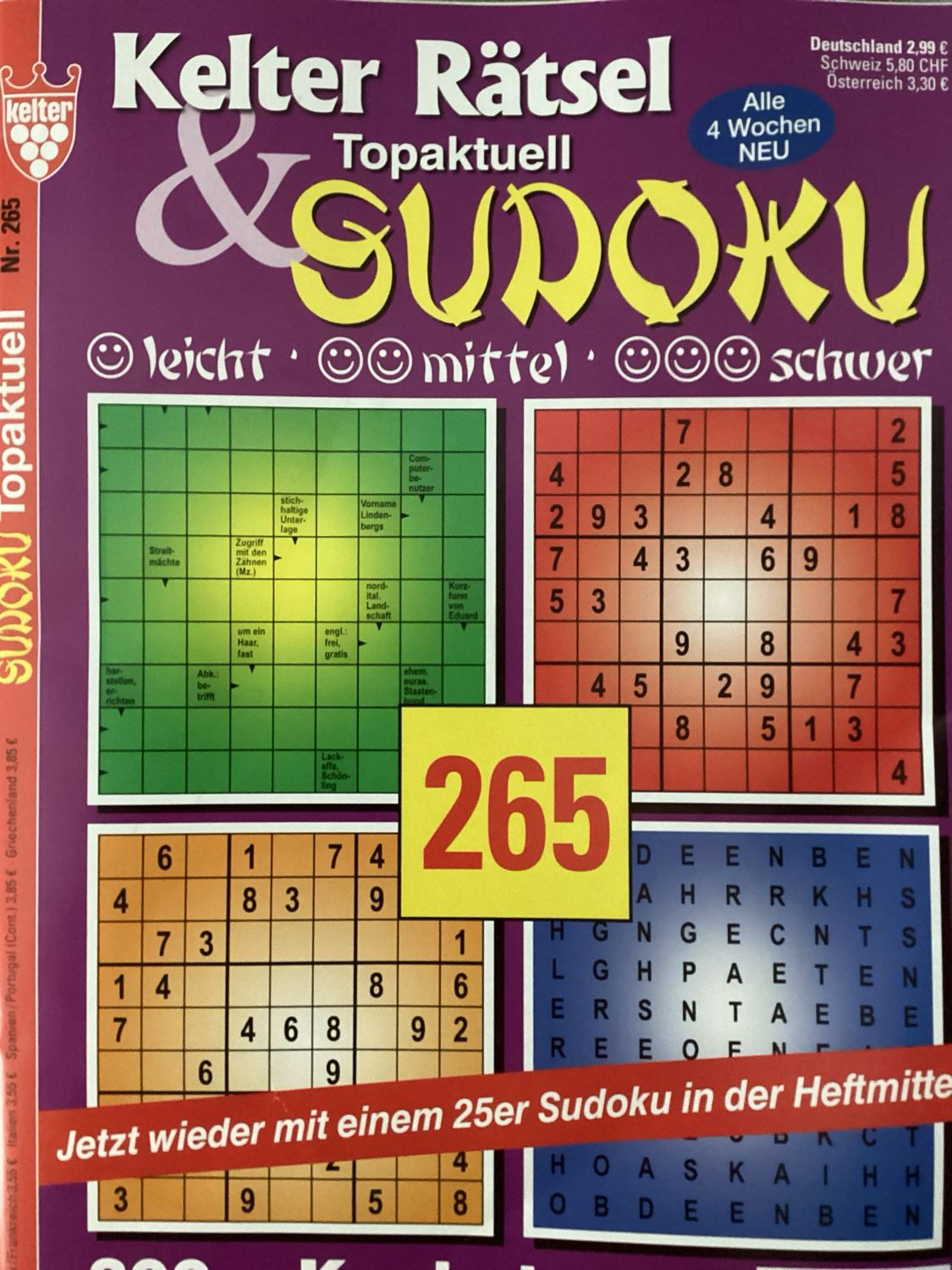 SUDOKU TOPAKTUELL #26265