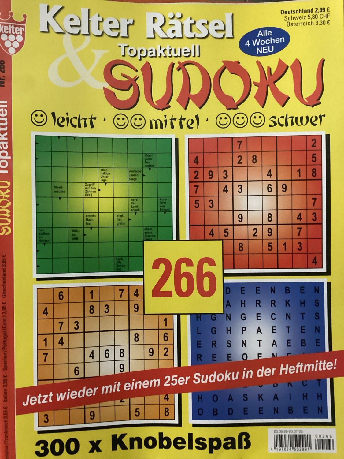 SUDOKU TOPAKTUELL #26266