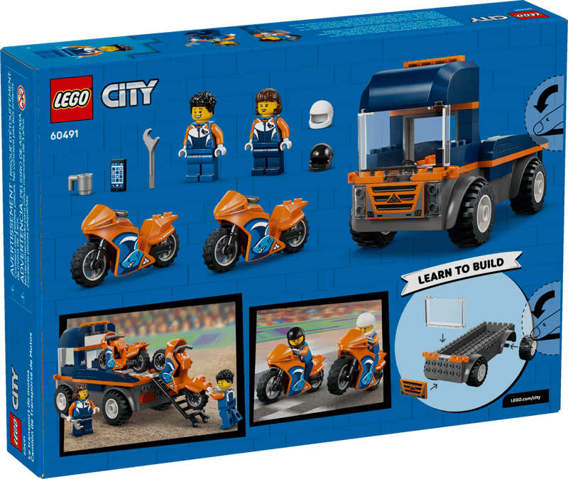 LEGO 60491 - Transportwagen voor motoren