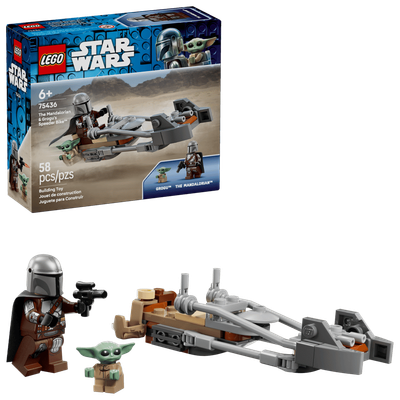 LEGO 75436 - Star Wars™ - De Mandalorian en Grogu's speederbike