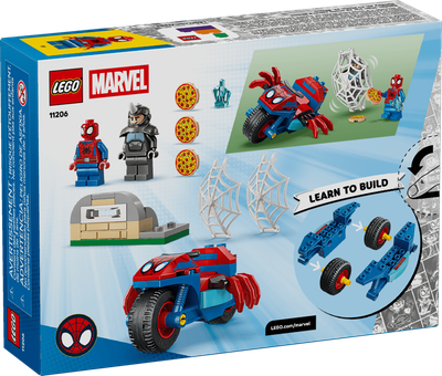 LEGO 11206 - MARVEL - Spidey op zijn motor vs. Rhino