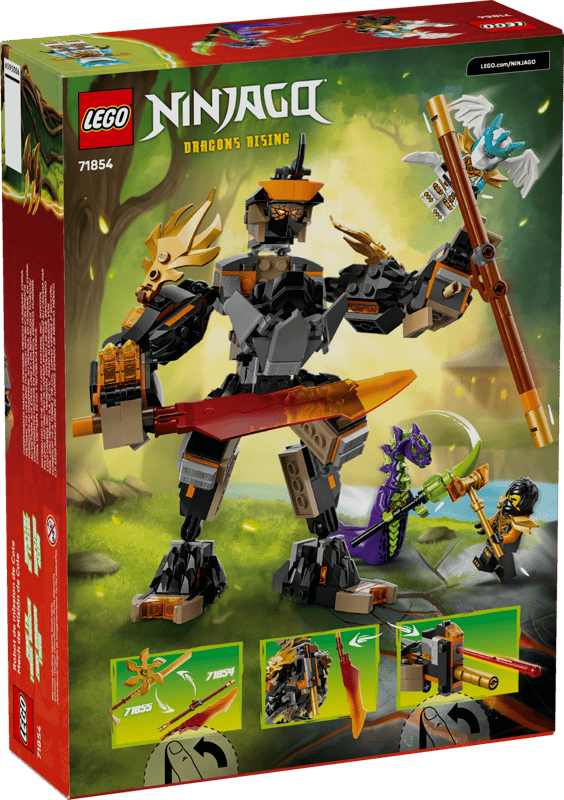 LEGO 71854 - Ninjago - Cole's missiemecha en draak Zane