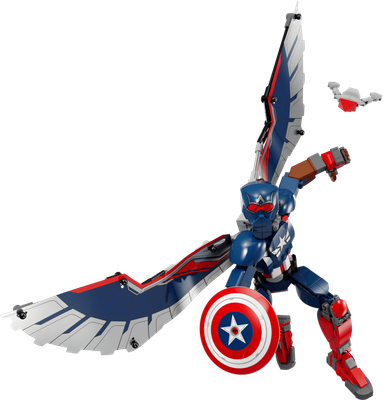 LEGO 76296 - Marvel - Nieuwe Captain America bouwfiguur