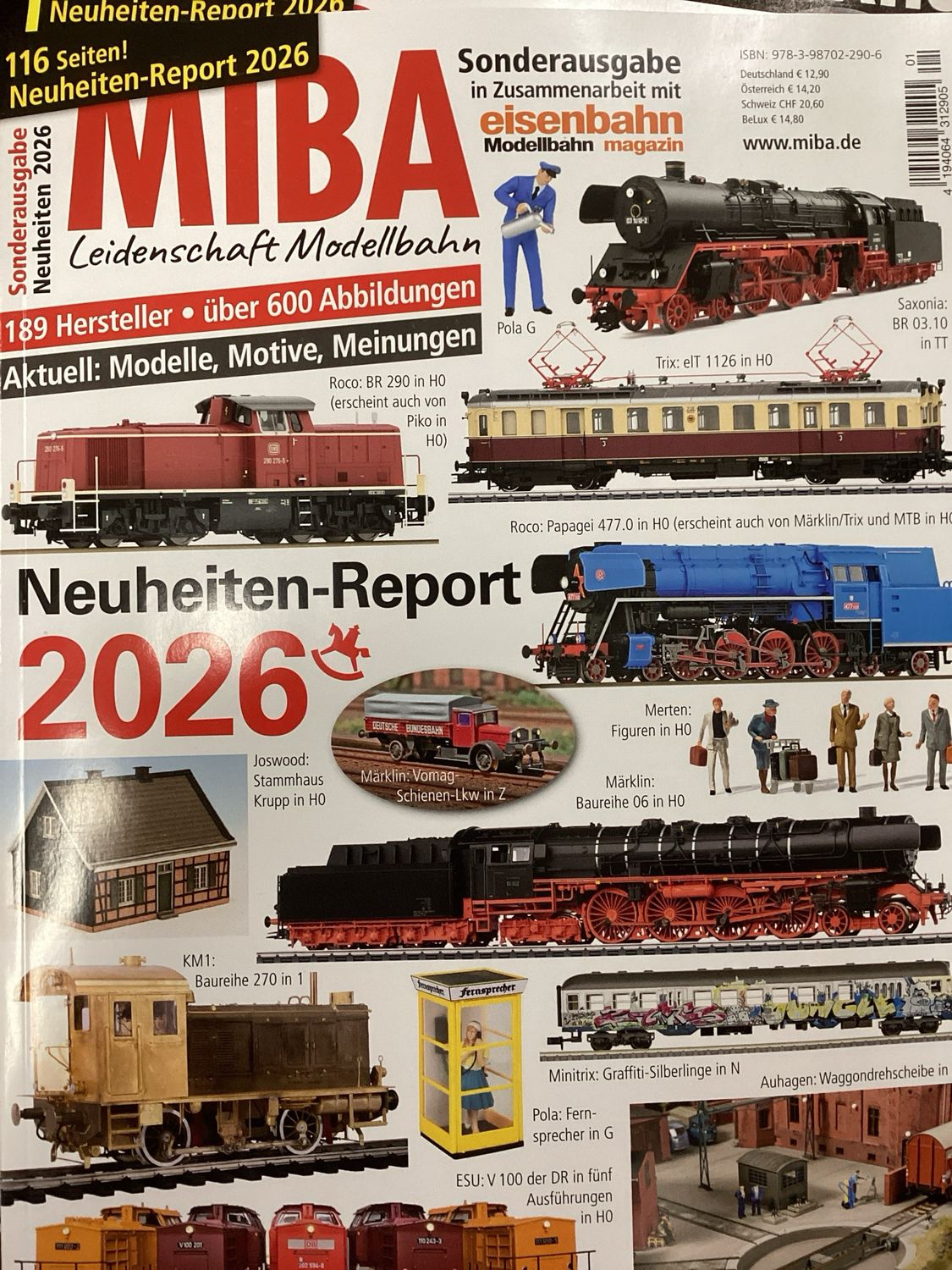 MIBA NEUHEITEN REPORT #26001