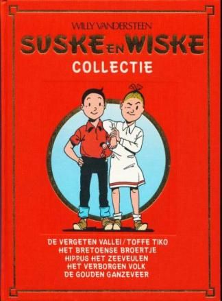 Suske en Wiske Collectie : Hc32. De vergeten vallei + Toffe Tiko + Het Bretoense broertje + Hippus het zeeveulen + Het verborgen volk + De gouden ganzeveer