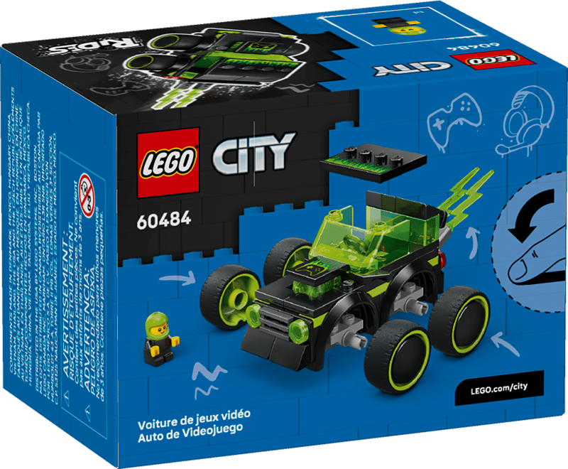 LEGO 60484 - City - Voertuigen – Gaming raceauto