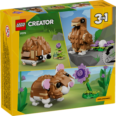 LEGO 31376 - Creator 3-in-1 - Schattige hamster met bloem