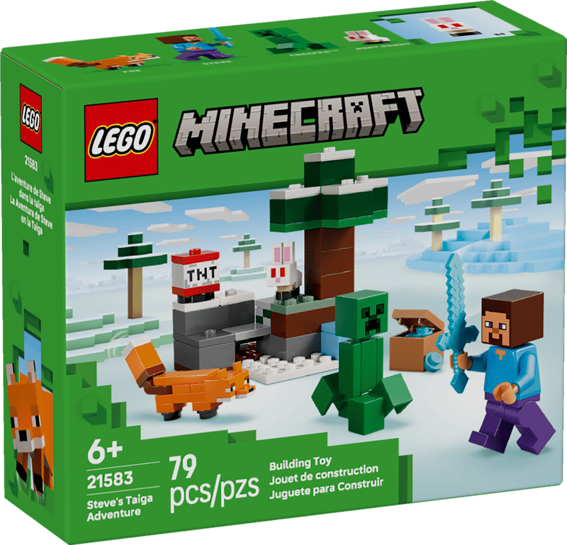 LEGO 21583 - Minecraft - Steve's Taiga-avontuur