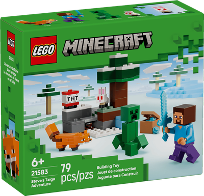 LEGO 21583 - Minecraft - Steve's Taiga-avontuur