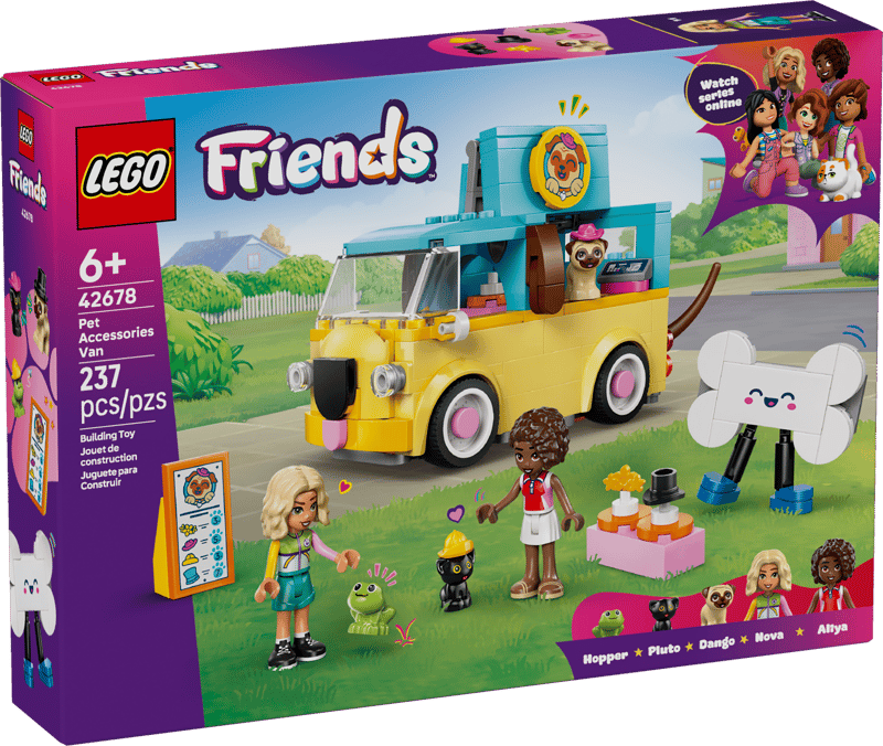 LEGO 42678 - Friends - Bestelwagen met dierenaccessoires