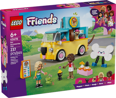 LEGO 42678 - Friends - Bestelwagen met dierenaccessoires
