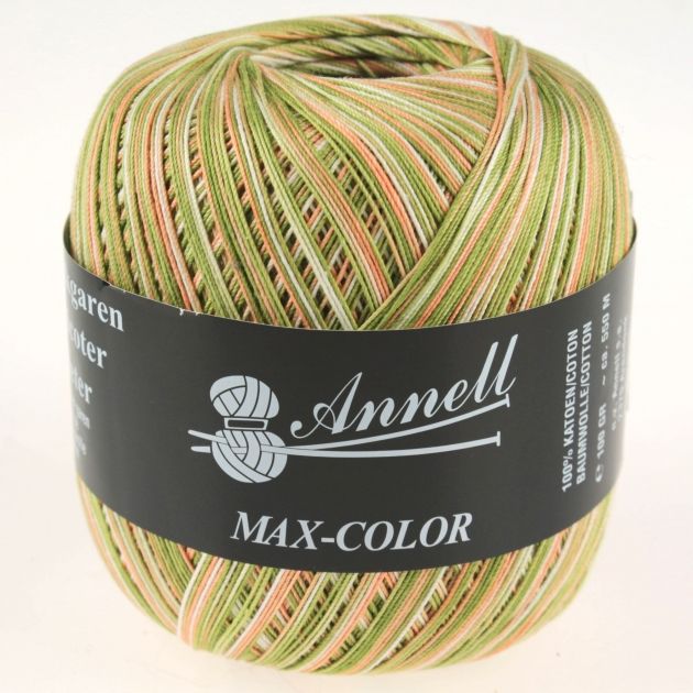 Max Annell 3489 - gemeleerd oranje - groen