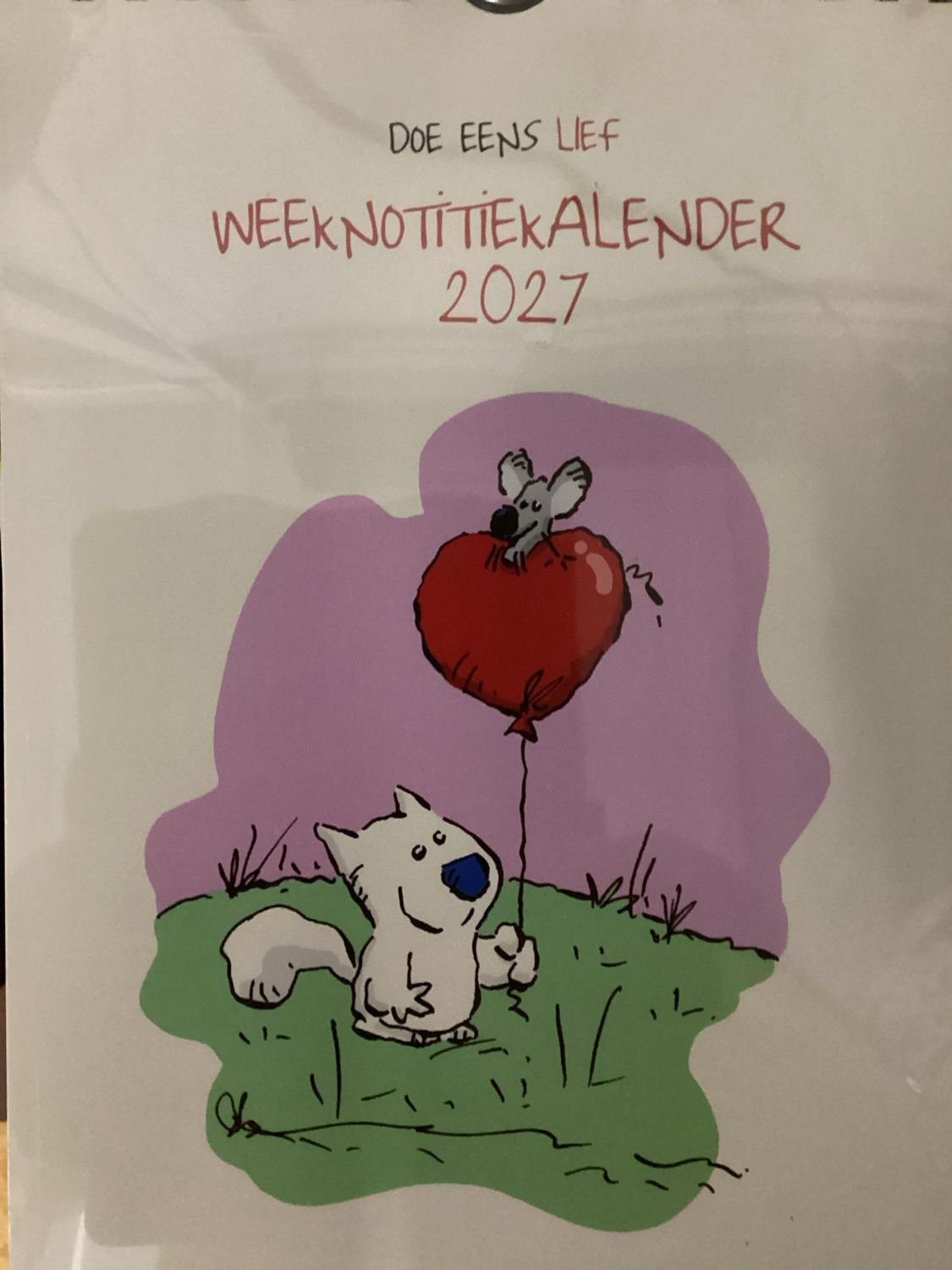 DOE EENS LIEF WEEKNOTITIE #2027