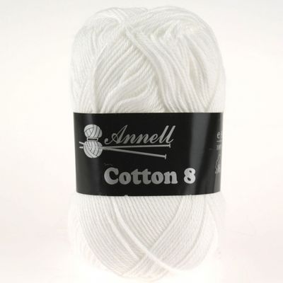 Cotton 8 - 43 - wit - 100% katoen - 50g/bol