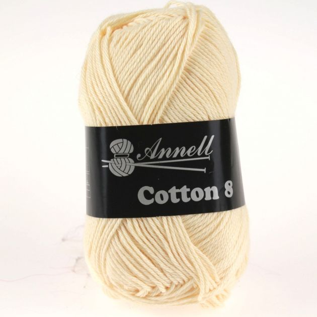 Cotton 8 - 18 - lichtbeige - 100% katoen - 50g/bol