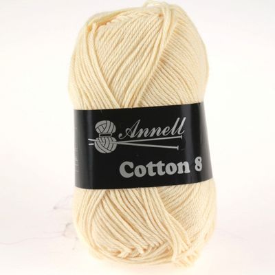 Cotton 8 - 18 - lichtbeige - 100% katoen - 50g/bol