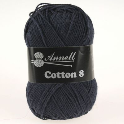 Cotton 8 - 26 - donkerblauw - 100% katoen - 50g/bol