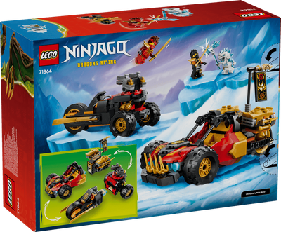 LEGO 71864 - Ninjago - Kai en Cole's combivoertuigen