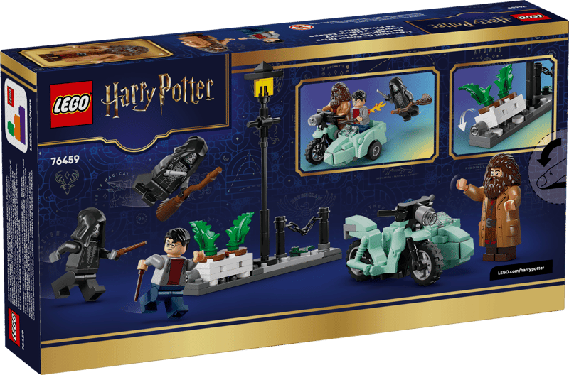 LEGO 76459 - Harry Potter - Hagrid en Harry's Ligusterlaan ontsnapping