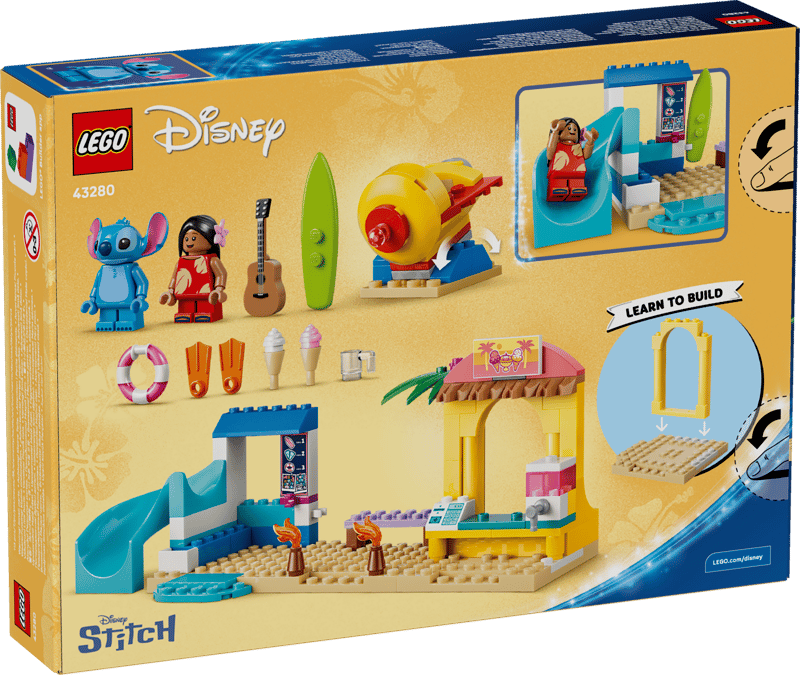 LEGO 43280 - Disney - Strandplezier met Lilo en Stitch