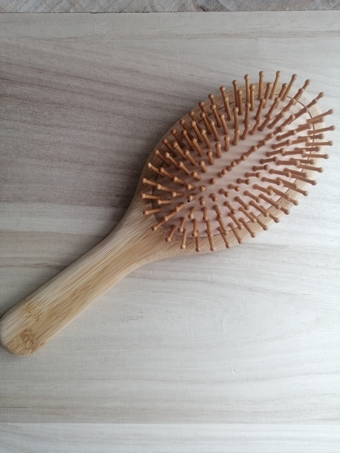 Bamboe haarborstel ovaal