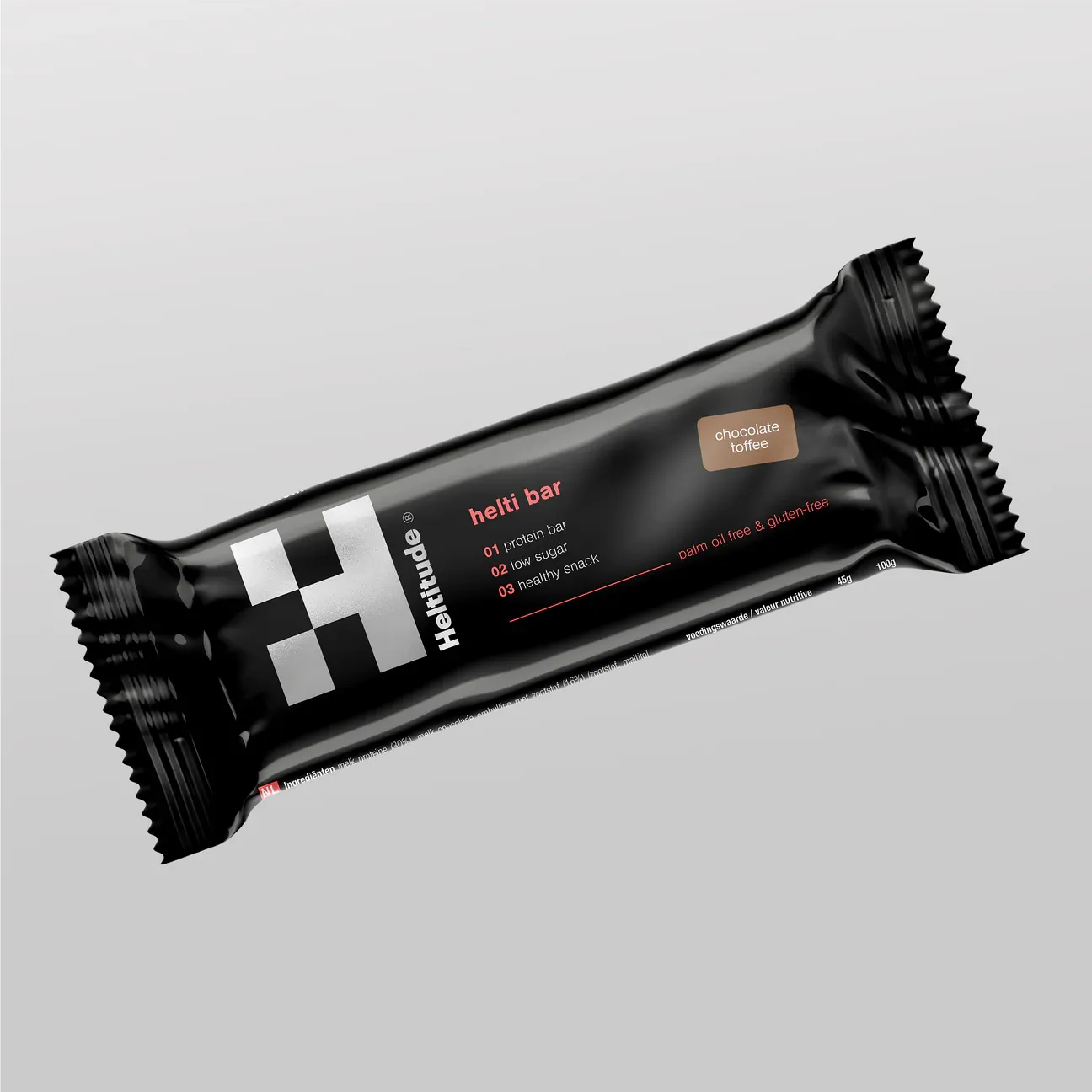 Helti Bar Chocolade Toffee box 10 repen