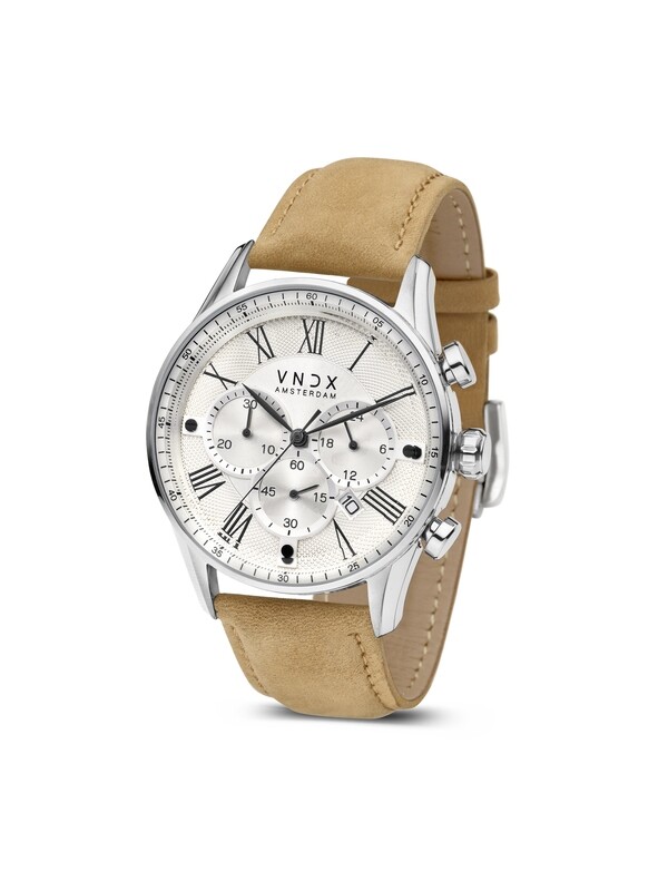 The Chief wit met beige leren band