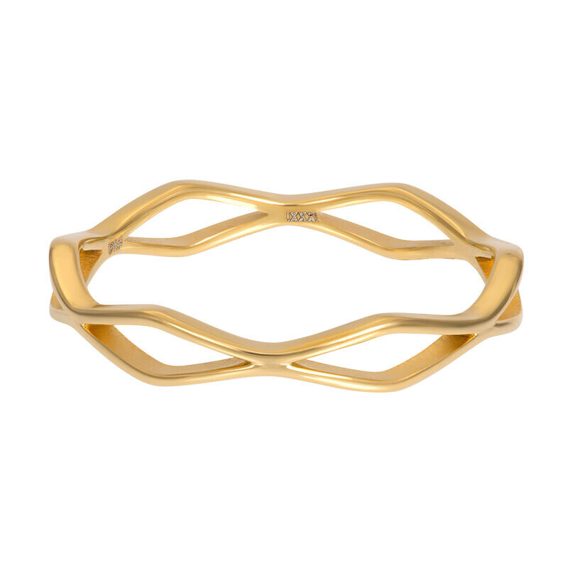 Modern 4mm goud