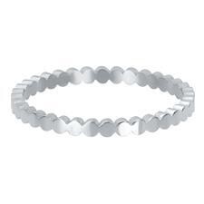 Flat circels zilver
