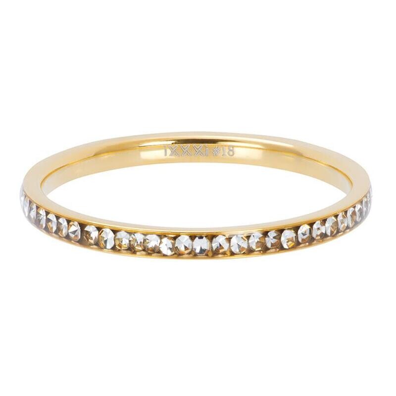 Zirconia crystal goud