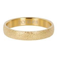 Sandblasted goud 4mm