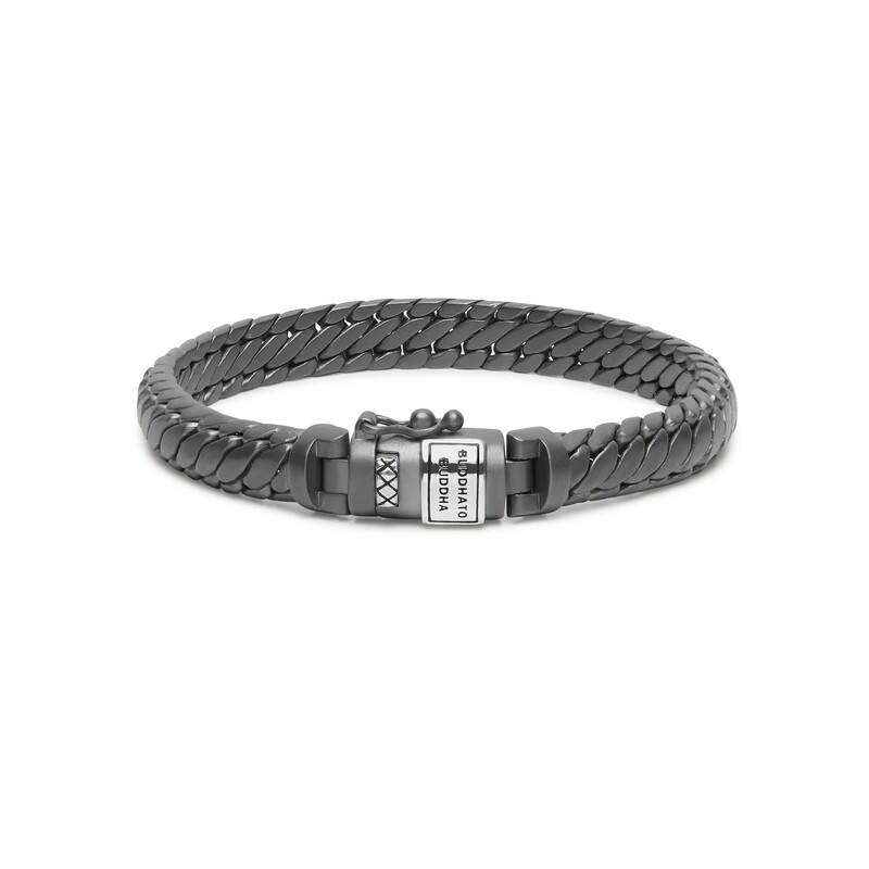 Armband Ben XS Black Rhodium Zilver Buddha to Buddha