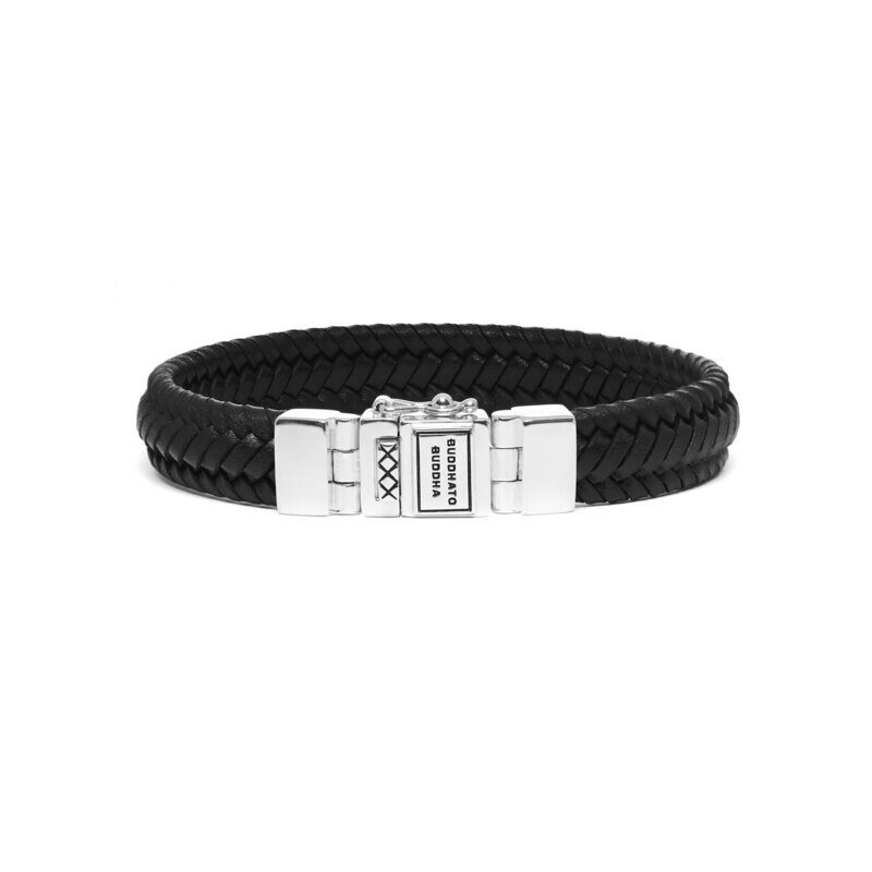 Armband Edwin Small Leather Black Buddha to Buddha