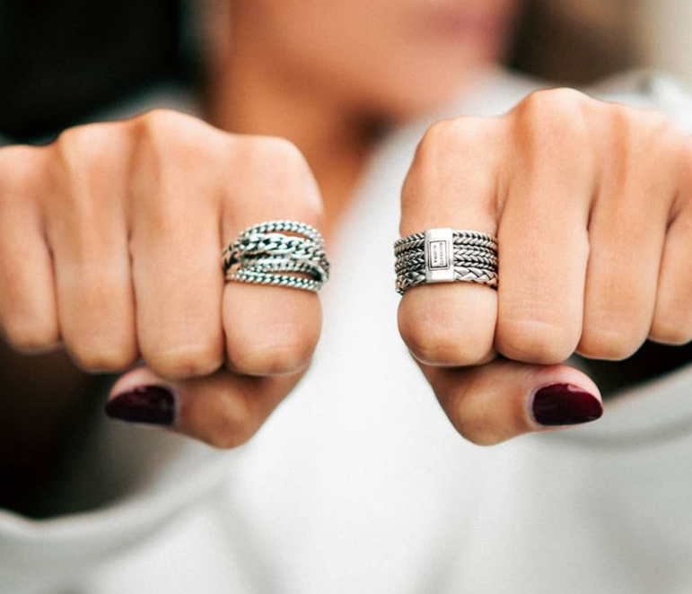 Ring Multi Chain Nathalie Zilver Buddha to Buddha