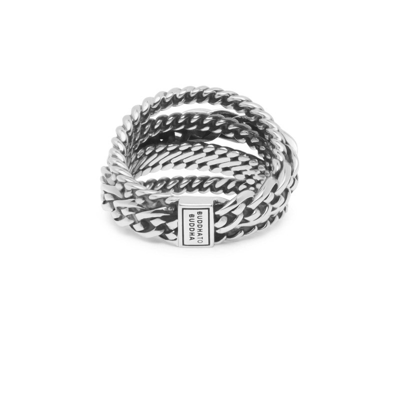 Ring Multi Chain Nathalie Zilver Buddha to Buddha